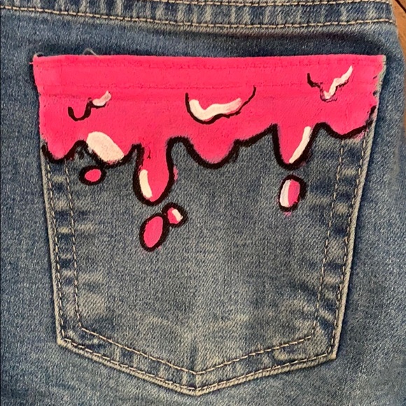 NOT FOR SALE. Just some denim I have painted - Picture 5 of 5